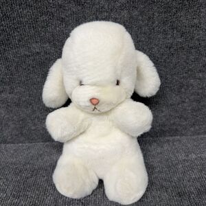 VTG 1982 Gund Smooch Puppy Dog Plush 12" Rattle in Tail Rare Vintage Lovey